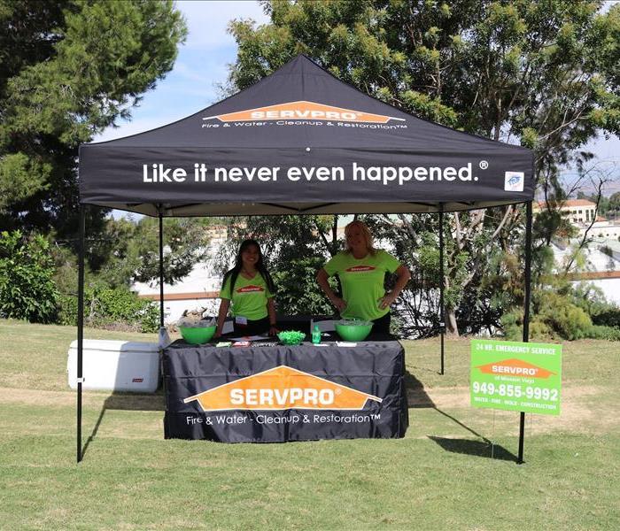 Heidi & Katie at the SERVPRO booth at the CACM event.